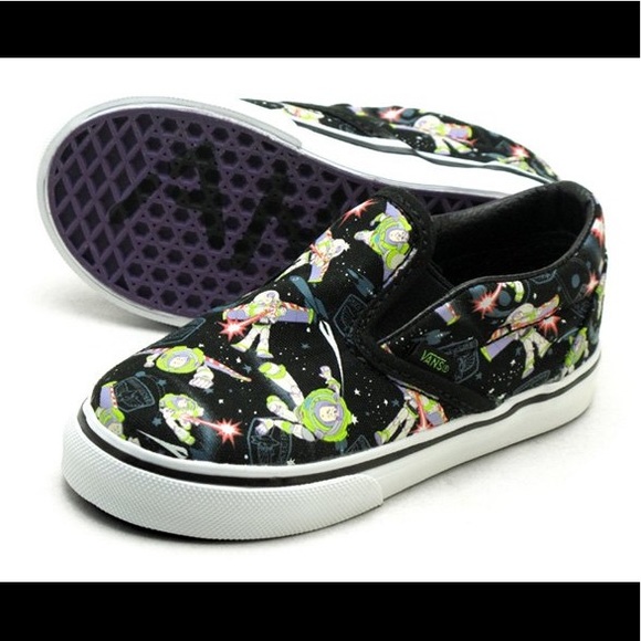 Vans Other - Disney Toy Story Vans Slip Ons